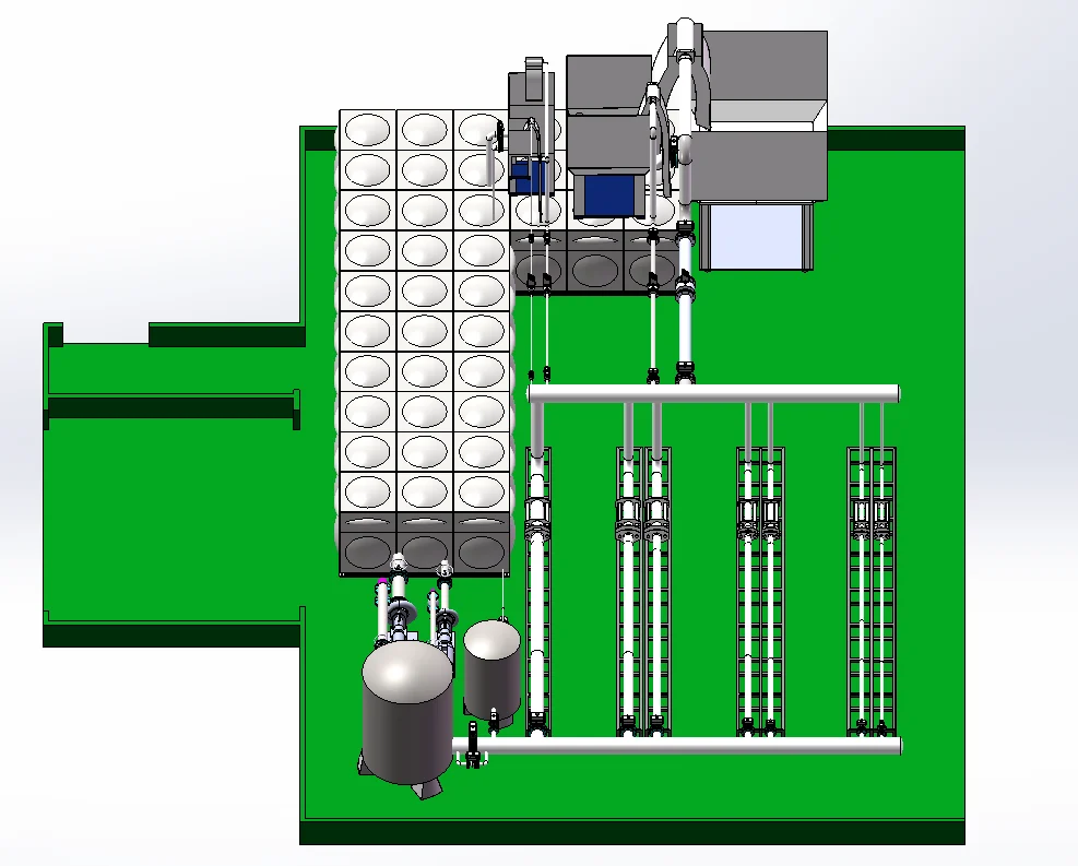 DN50–200 Fully Automatic Flat Layout Water Meter Test Bench (Volumetric Method) - KINMY