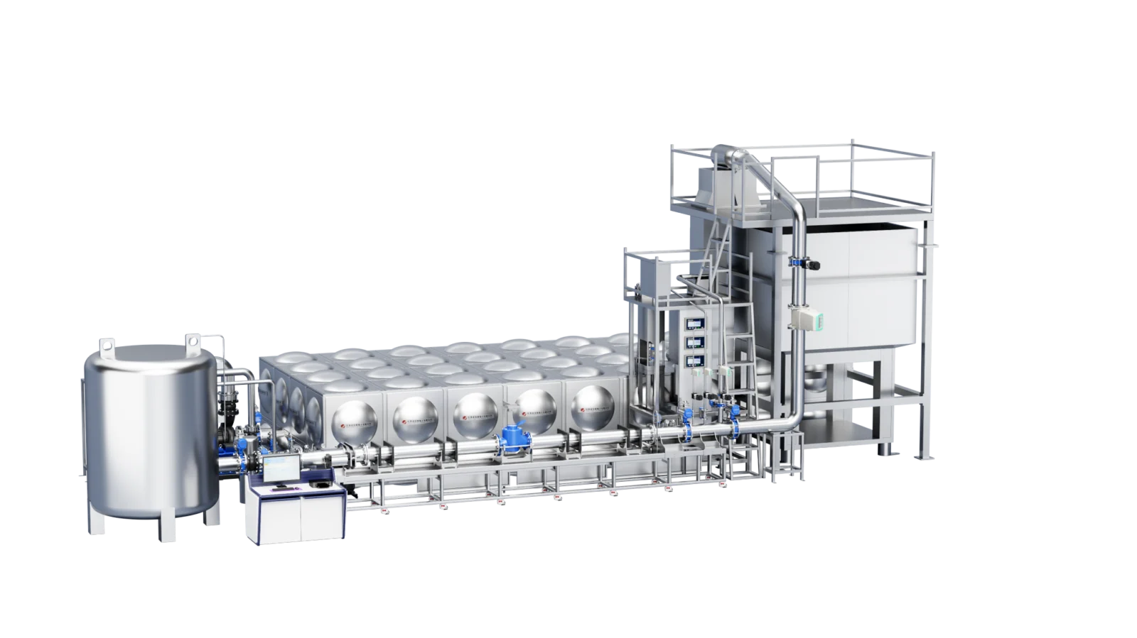 DN50–200 Fully Automatic Rotary Water Flow Calibration Device (Gravimetric Method + Reference Meter Method) - KINMY