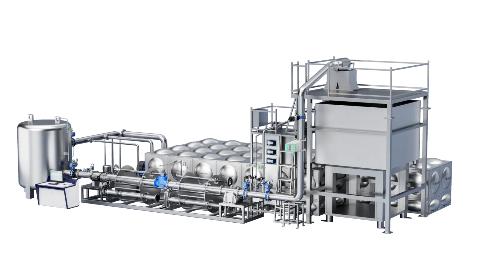 DN50–200 Fully Automatic Rotary Water Meter Test Bench (Gravimetric Method + Reference Meter Method) - view 2