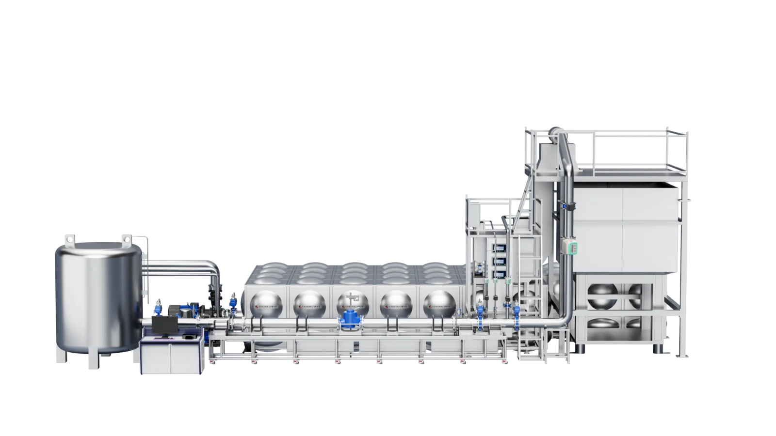 DN50–200 Fully Automatic Tube-Replacement Water Flow Calibration Device (Gravimetric Method + Reference Meter Method) - view 2