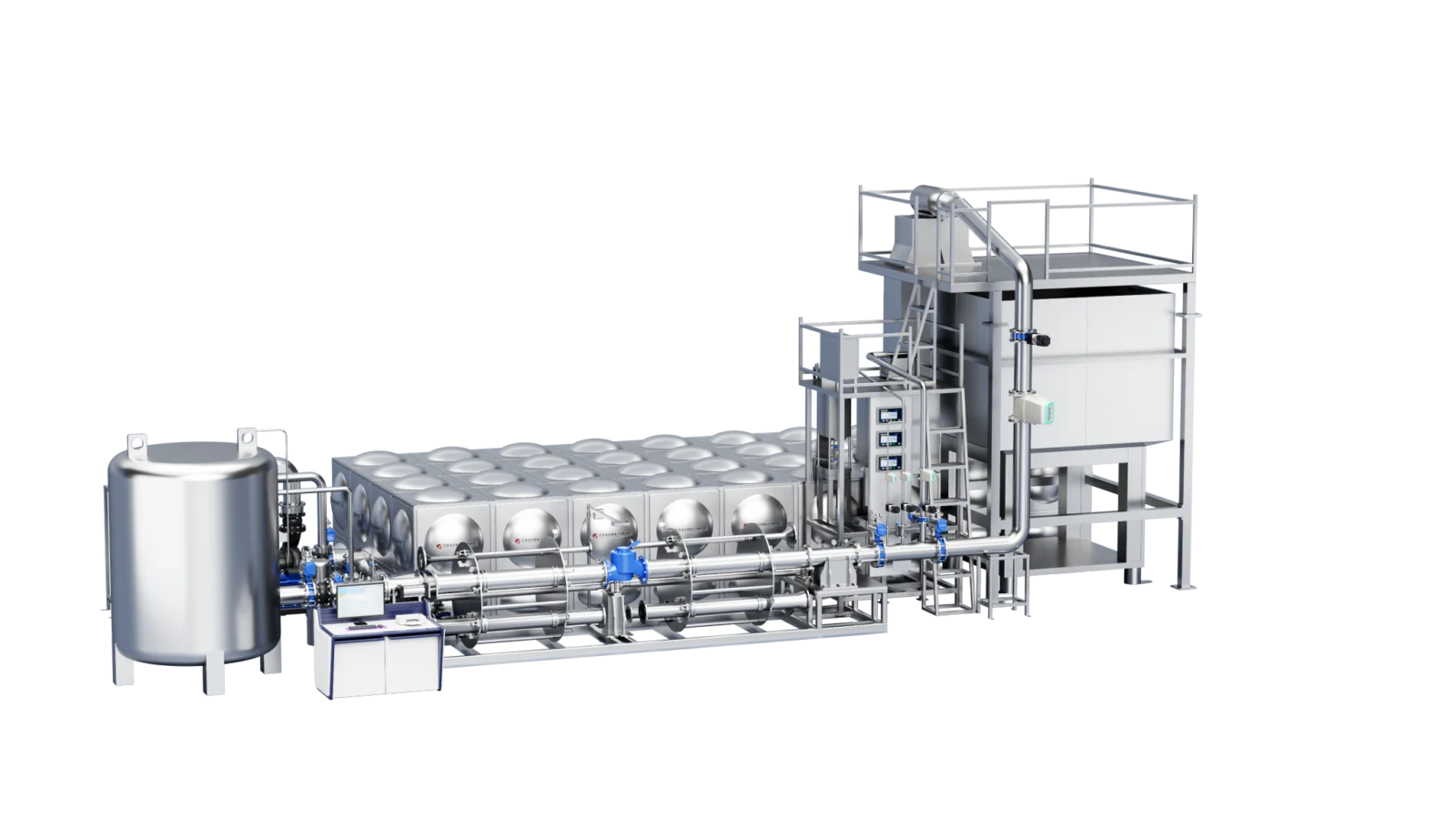 DN50–200 Fully Automatic Tube-Replacement Water Meter Test Bench (Gravimetric Method + Reference Meter Method) - KINMY