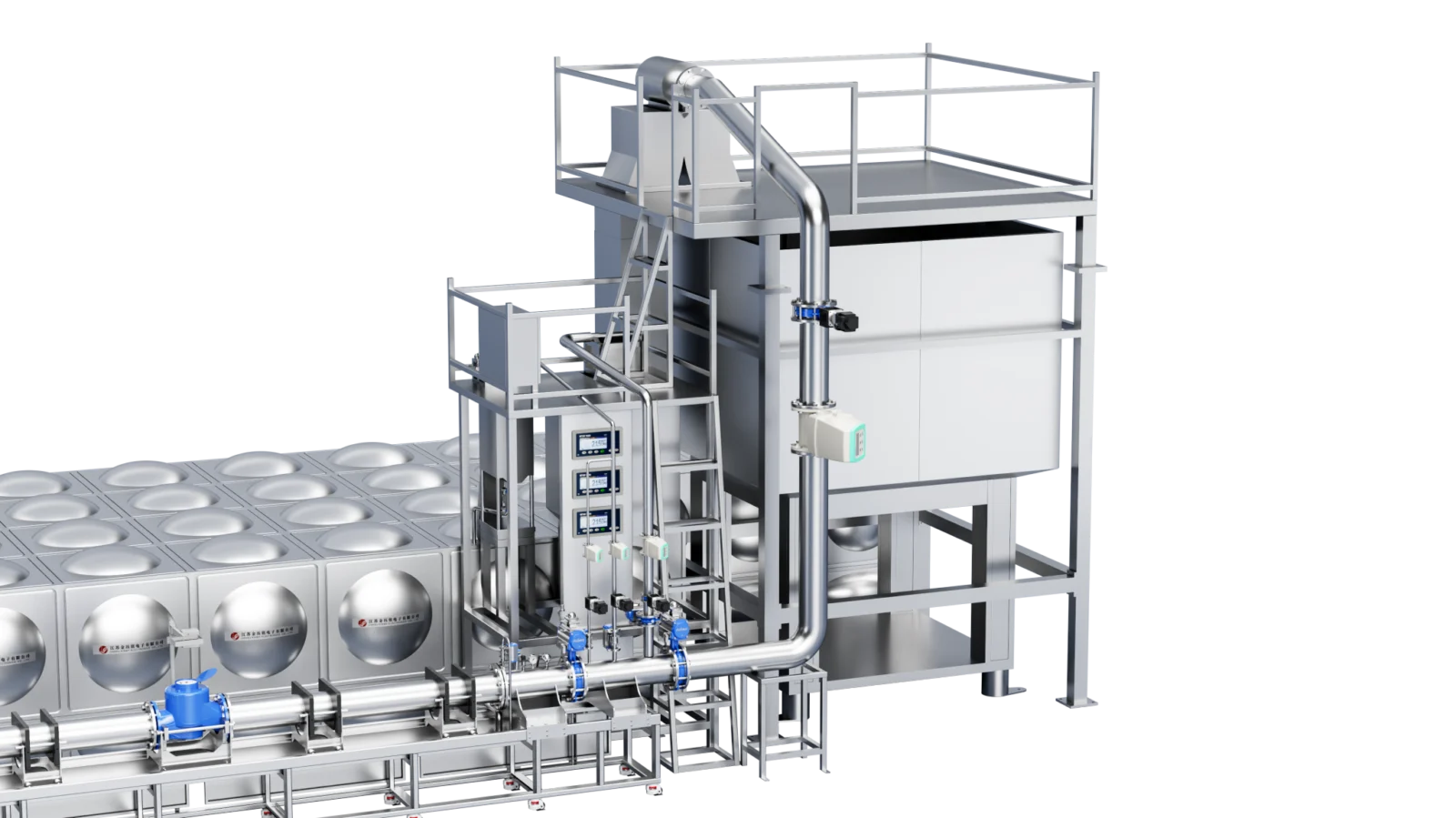 DN50–200 Fully Automatic Tube-Replacement Water Meter Test Bench (Gravimetric Method + Reference Meter Method) - view 4