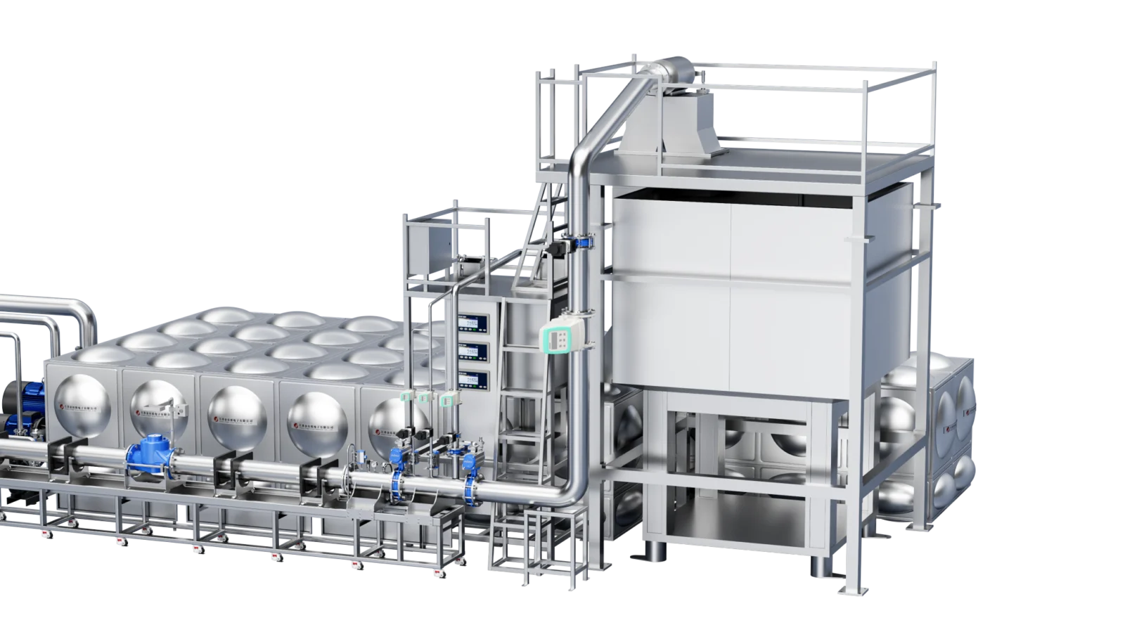 DN50–200 Fully Automatic Tube-Replacement Water Meter Test Bench (Gravimetric Method + Reference Meter Method) - view 6