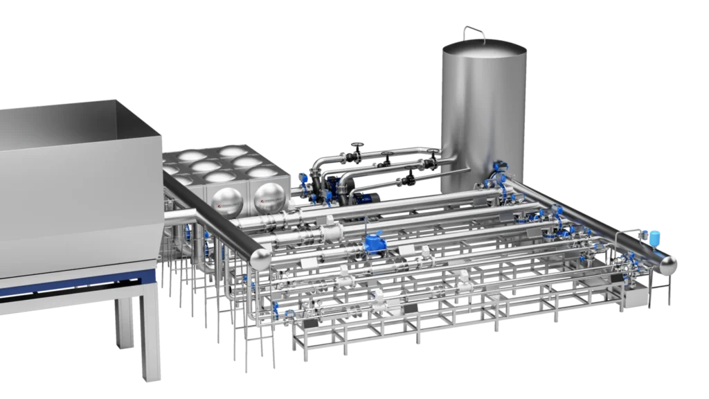 DN50–300 Fully Automatic Flat Layout Heat Meter Test Bench (Reference Meter Method) - KINMY