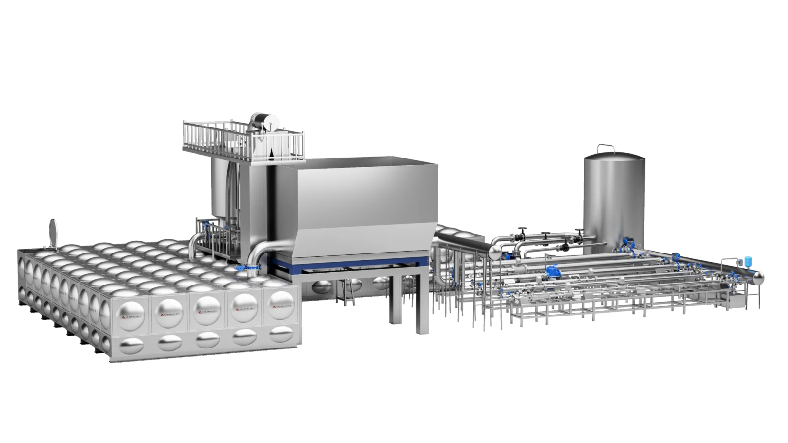 DN50–300 Fully Automatic Flat Layout Water Flow Calibration Device (Gravimetric Method) - view 2