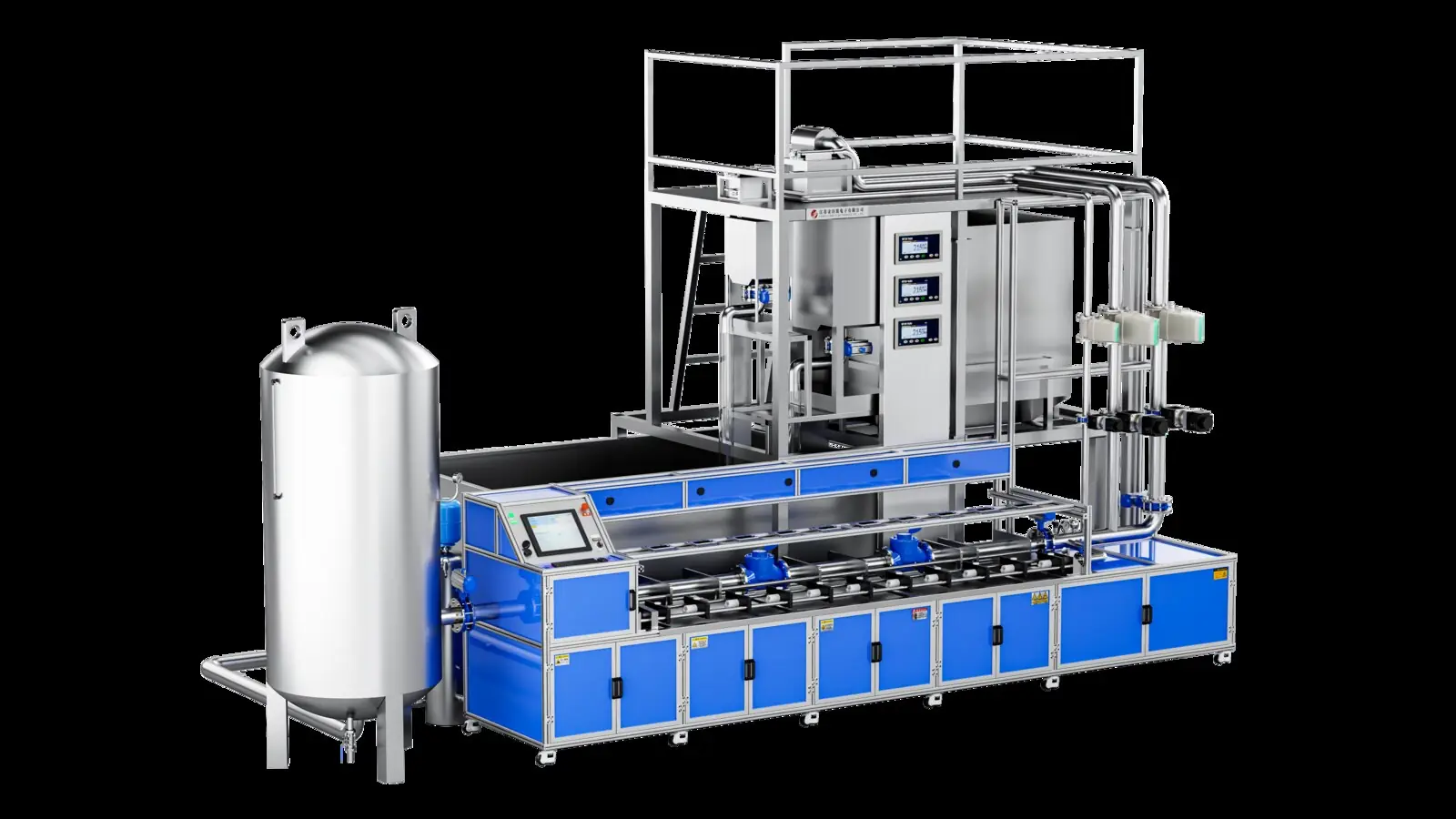 DN15 to DN100 automatic water meter test bench angle view